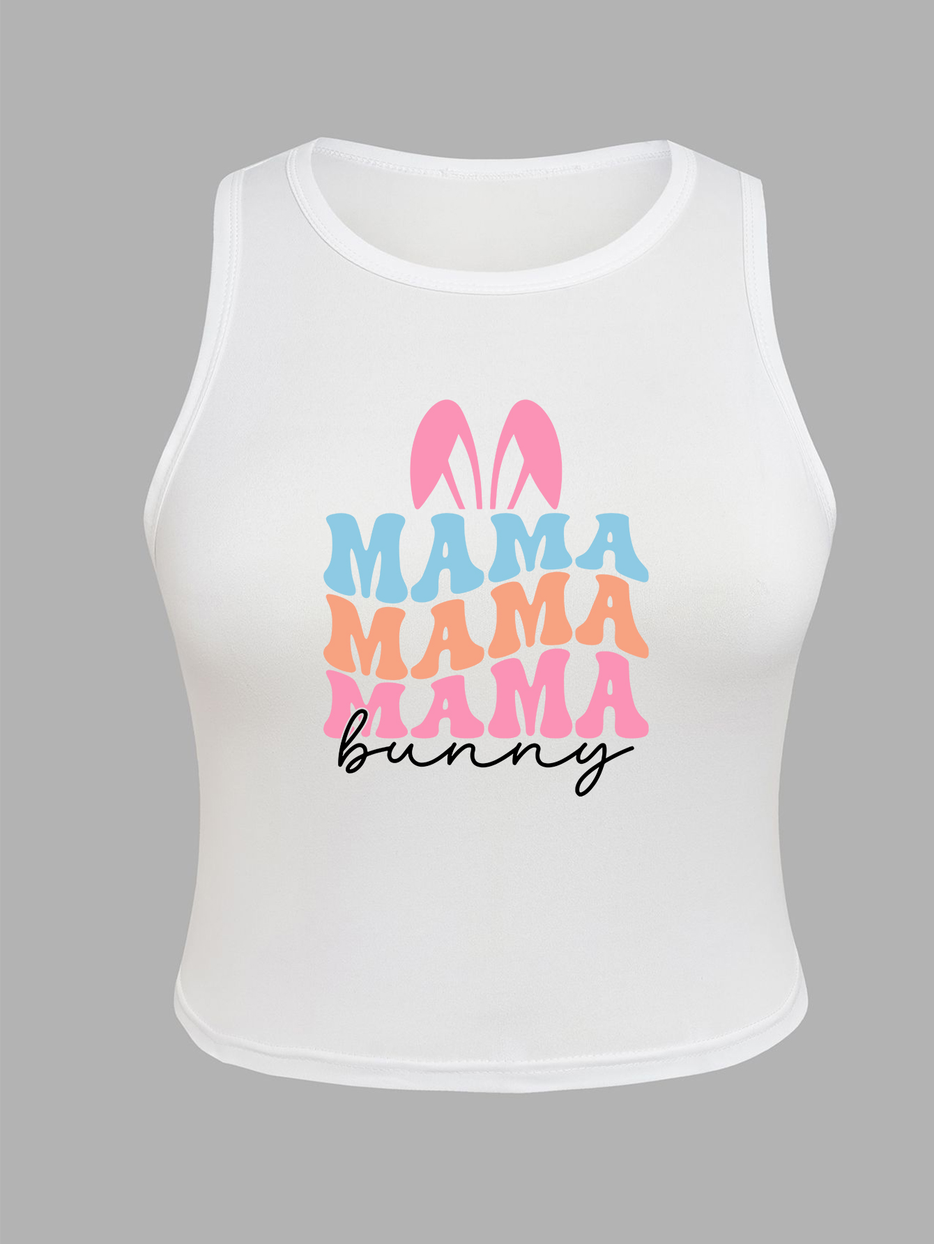 Women'S Fashion Vest Tops - เสื้อกั๊กแฟชั่นผู้หญิงพิมพ์ลายอีสเตอร์ขนาดใหญ่ เสื้อแขนกุดเปิดไหล่สไตล์เซ็กซี่และลำลองสำหรับผู้หญิง