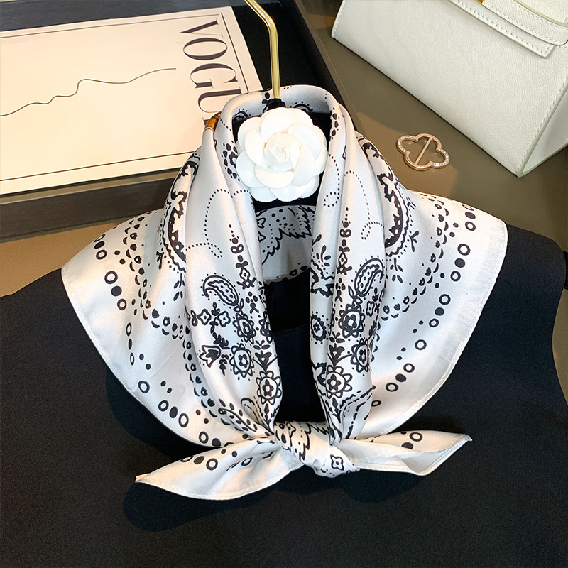 ผ้าพันคอไหมมัลเบอร์รี่ 100% สำ - Women Fashion Necktie บทวิจารณ์และราคา