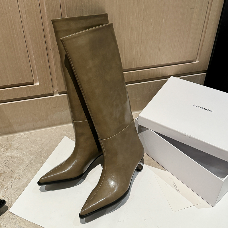 QUTAA ข่าวแฟชั่นผู้หญิงเข่ารอง - Women'S Fashion Knee High Boots บทวิจารณ์และราคา
