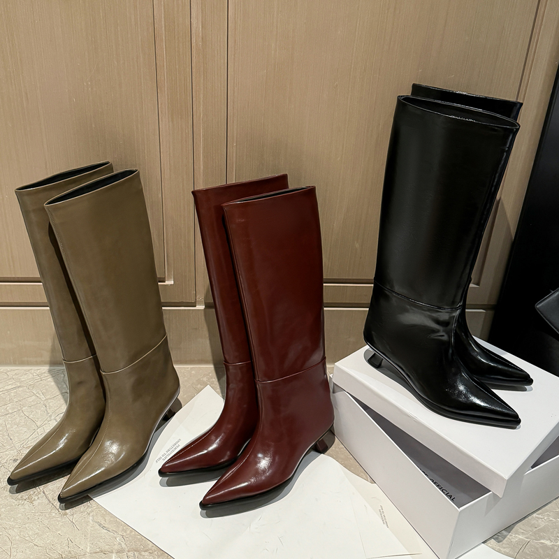 QUTAA ข่าวแฟชั่นผู้หญิงเข่ารอง - Women'S Fashion Knee High Boots บทวิจารณ์และราคา