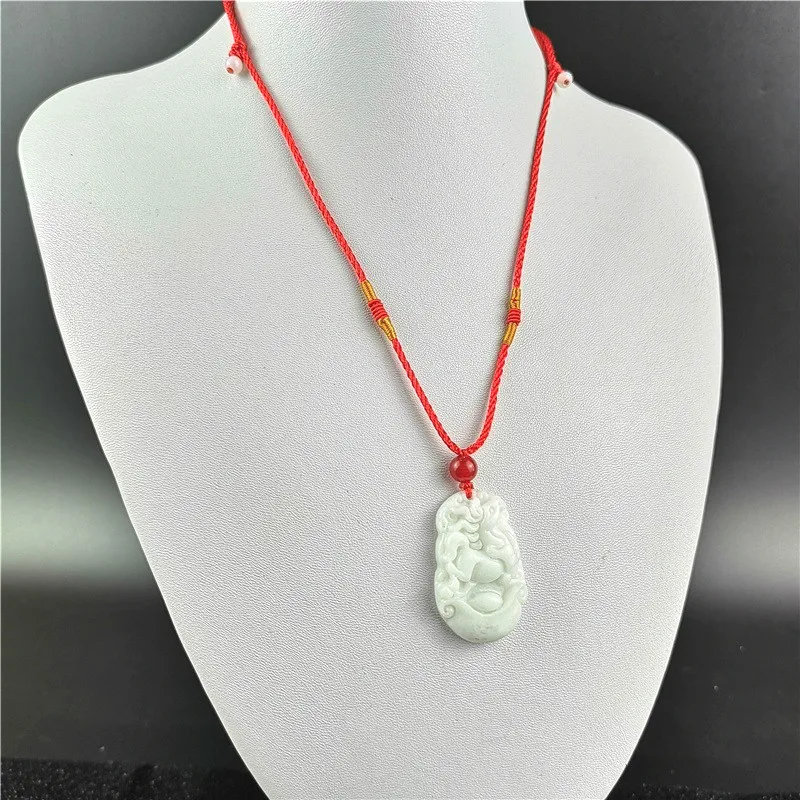 จีน Zodiac แกะสลักหยกจี้สร้อยค - Women'S Fashion Jewellery บทวิจารณ์และราคา