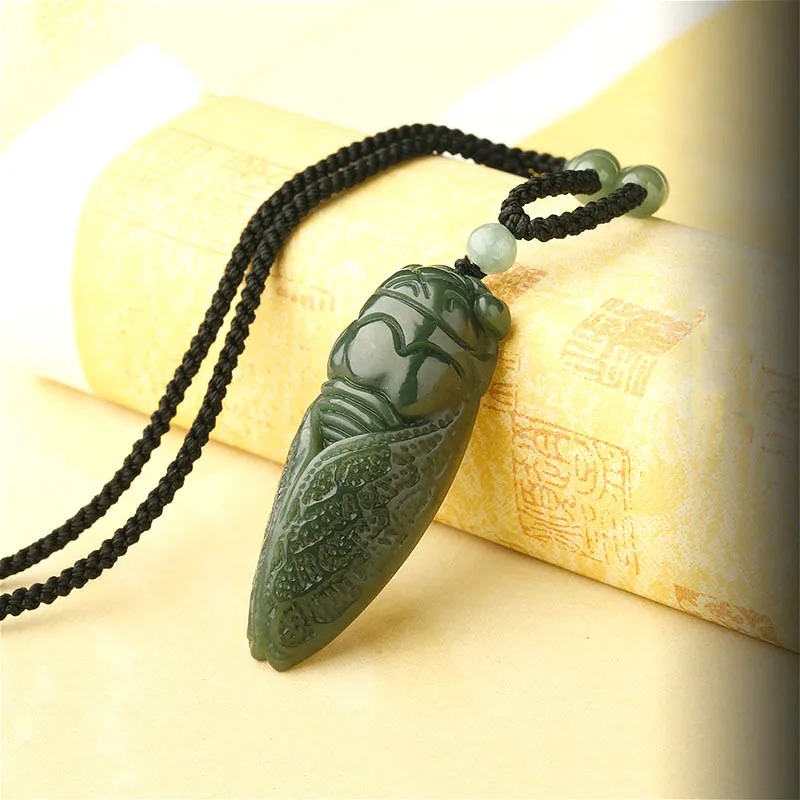หยกธรรมชาติHetian Cicadaลูกปัด - Women'S Fashion Jewellery บทวิจารณ์และราคา