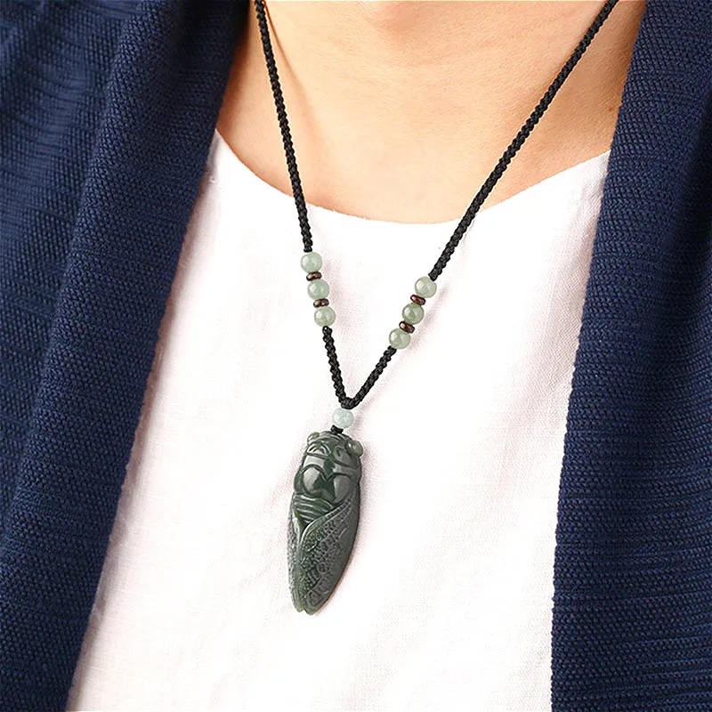 หยกธรรมชาติHetian Cicadaลูกปัด - Women'S Fashion Jewellery บทวิจารณ์และราคา