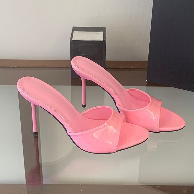 รองเท้าส้นสูงแบบเปิดนิ้วเท้าสี - Women'S Fashion Korea บทวิจารณ์และราคา
