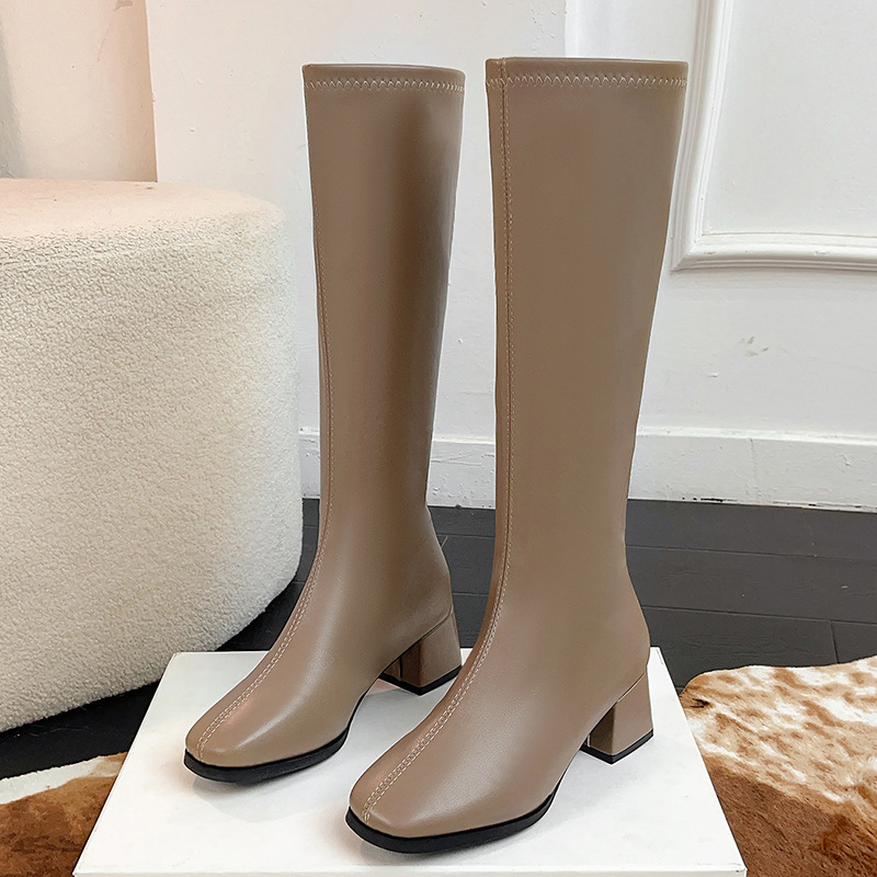 รองเท้าบูทผู้หญิงทรงยาว ลดราคา - Women'S Fashion Knee High Boots บทวิจารณ์และราคา