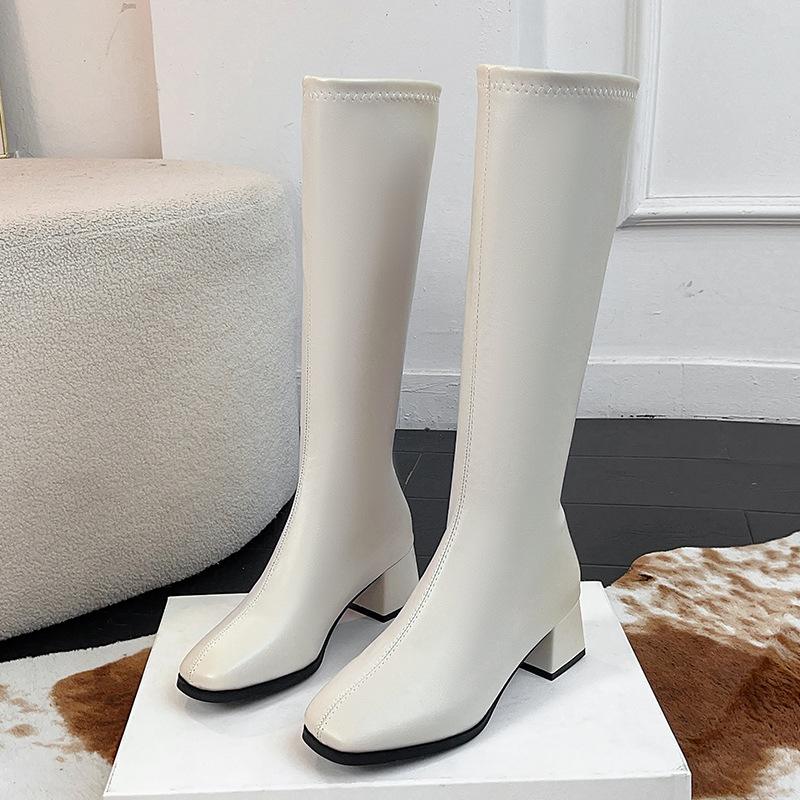 รองเท้าบูทผู้หญิงทรงยาว ลดราคา - Women'S Fashion Knee High Boots บทวิจารณ์และราคา