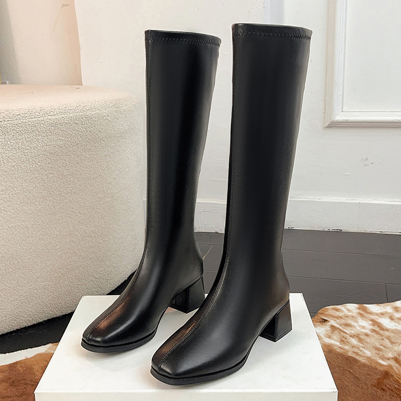 รองเท้าบูทผู้หญิงทรงยาว ลดราคา - Women'S Fashion Knee High Boots บทวิจารณ์และราคา