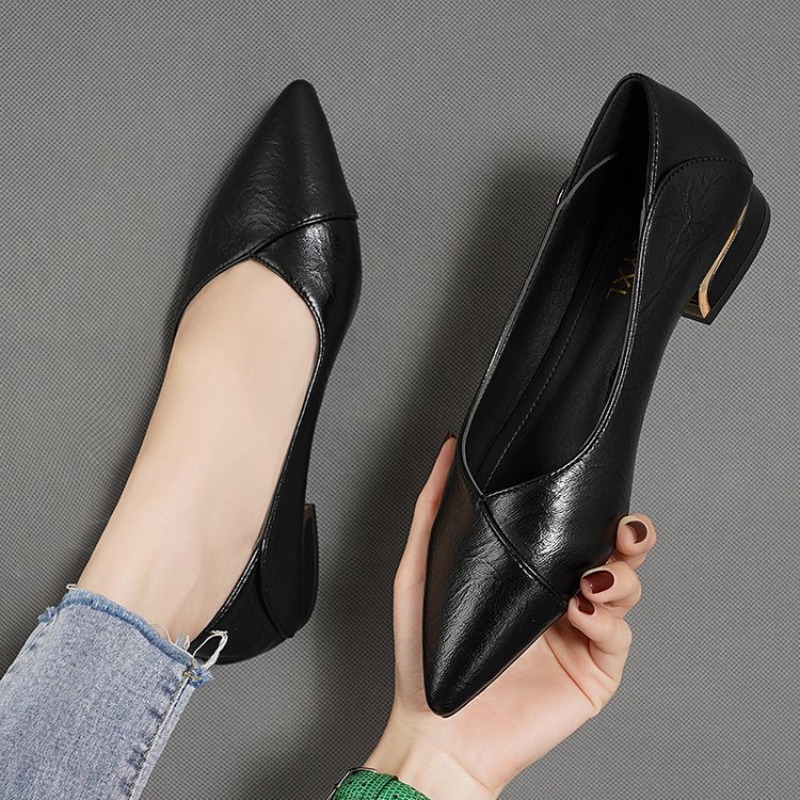รองเท้าหนังผู้หญิงทรงหัวแหลม ส - Women'S Fashion Shoes บทวิจารณ์และราคา
