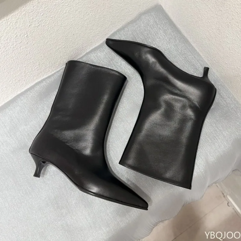 รองเท้าบูทสั้นทรงหัวแหลมแบบใหม - Women'S Fashion Korea บทวิจารณ์และราคา