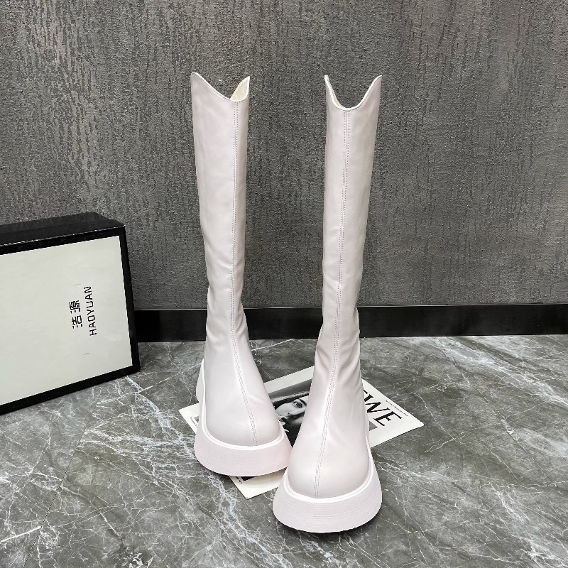 รองเท้าบูทผู้หญิงแบบเรียบง่าย  - Women'S Fashion Knee High Boots บทวิจารณ์และราคา