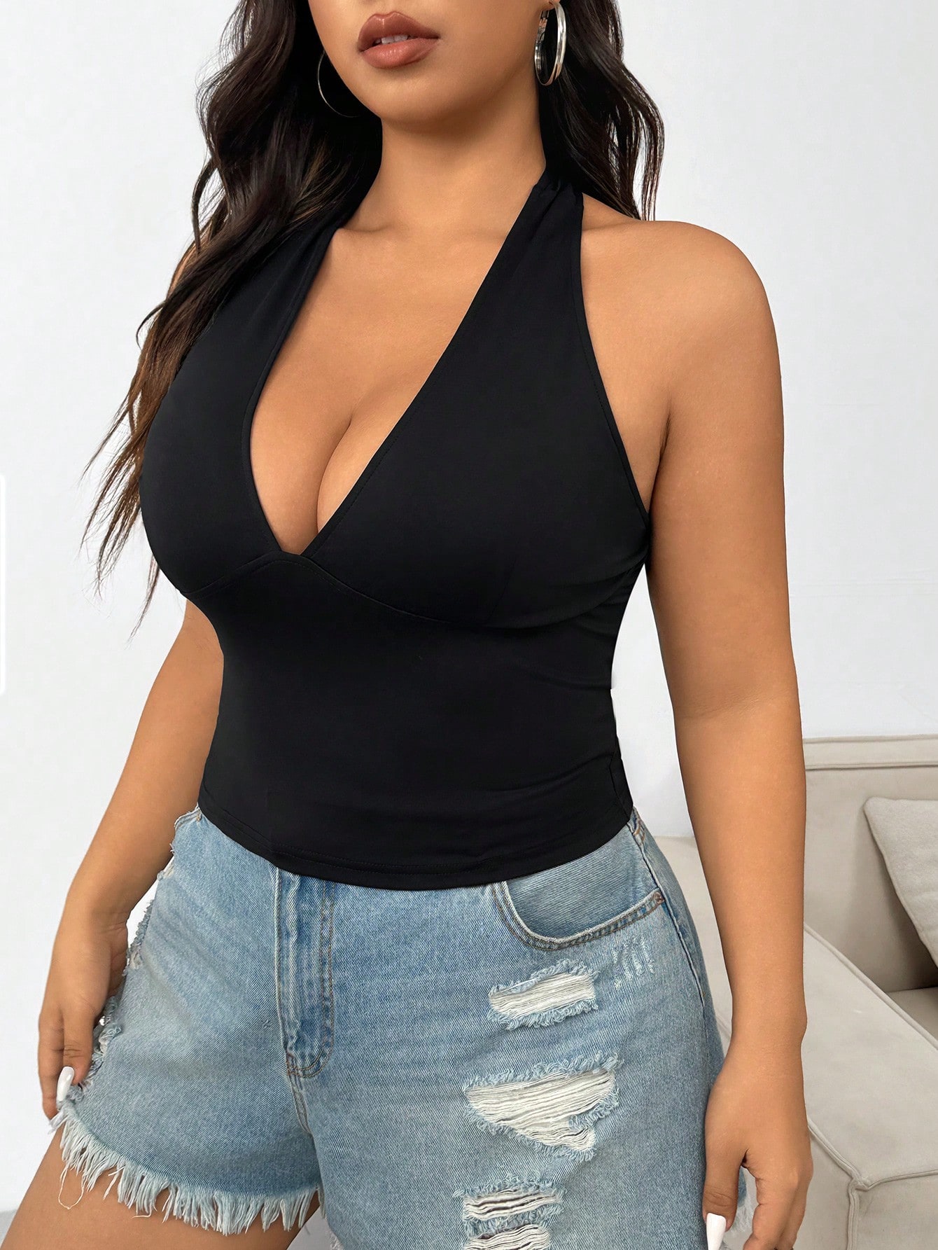 เสื้อกล้ามแฟชั่นใหม่ สีพื้น ไซ - Women'S Fashion Vest Tops บทวิจารณ์และราคา