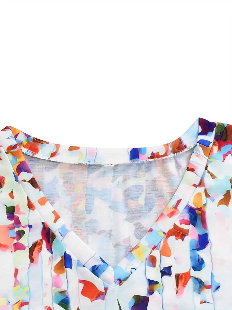 เสื้อแขนกุดคอวีพิมพ์ลายดอกไม้, - Women'S Fashion Vest Tops บทวิจารณ์และราคา