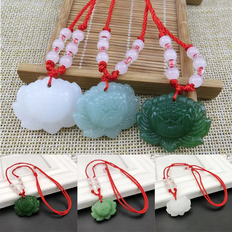 สร้อยคอจี้ลูกปัดหยกเขียวธรรมชา - Women'S Fashion Jewellery บทวิจารณ์และราคา