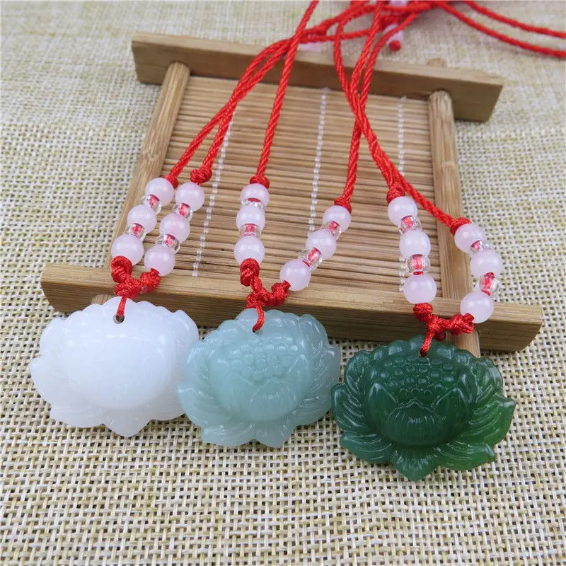 สร้อยคอจี้ลูกปัดหยกเขียวธรรมชา - Women'S Fashion Jewellery บทวิจารณ์และราคา