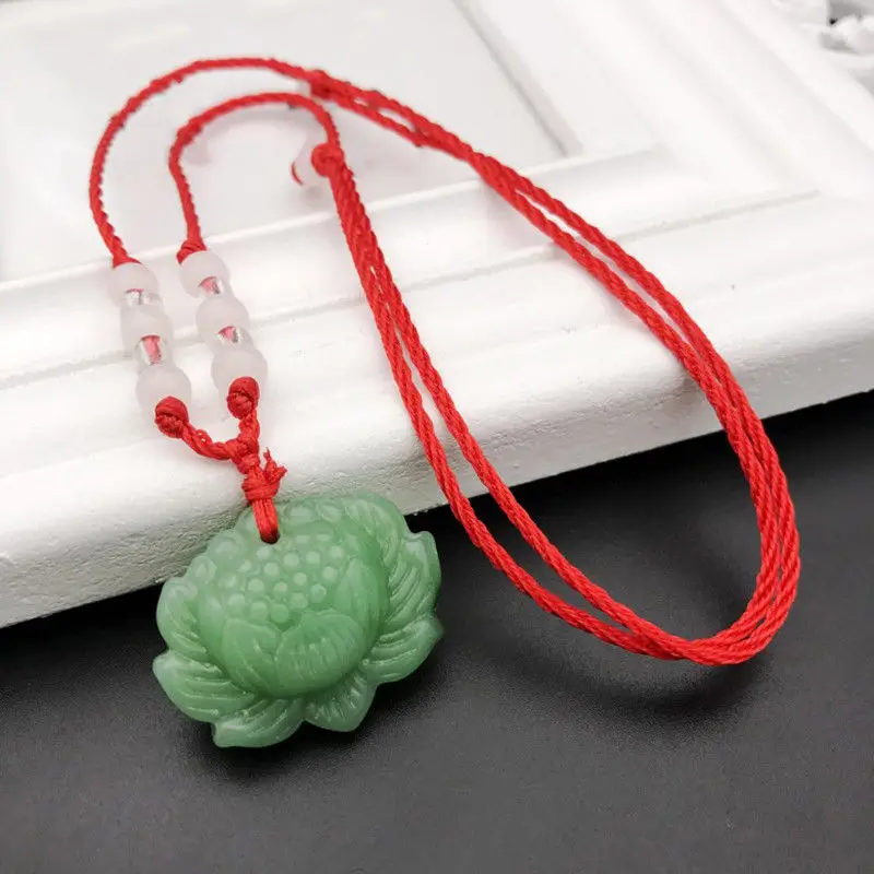 สร้อยคอจี้ลูกปัดหยกเขียวธรรมชา - Women'S Fashion Jewellery บทวิจารณ์และราคา