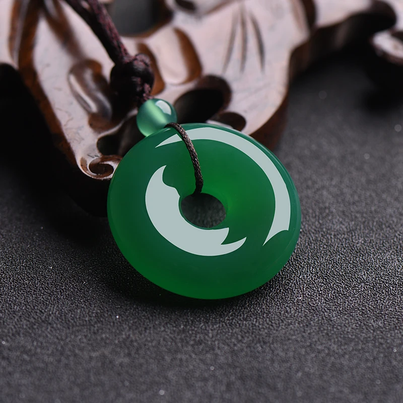 ธรรมชาติMulticolorหยกDonutจี้ส - Women'S Fashion Jewellery บทวิจารณ์และราคา