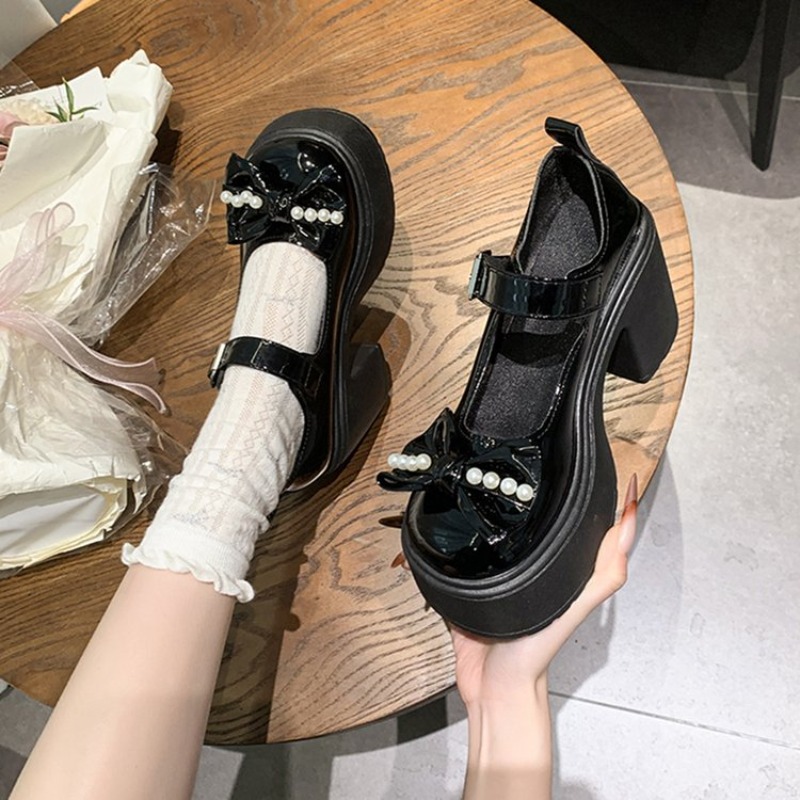 รองเท้าโลลิต้าสีดำ ปี 2026 รอง - Women'S Fashion Shoes บทวิจารณ์และราคา