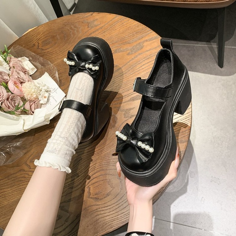 รองเท้าโลลิต้าสีดำ ปี 2026 รอง - Women'S Fashion Shoes บทวิจารณ์และราคา