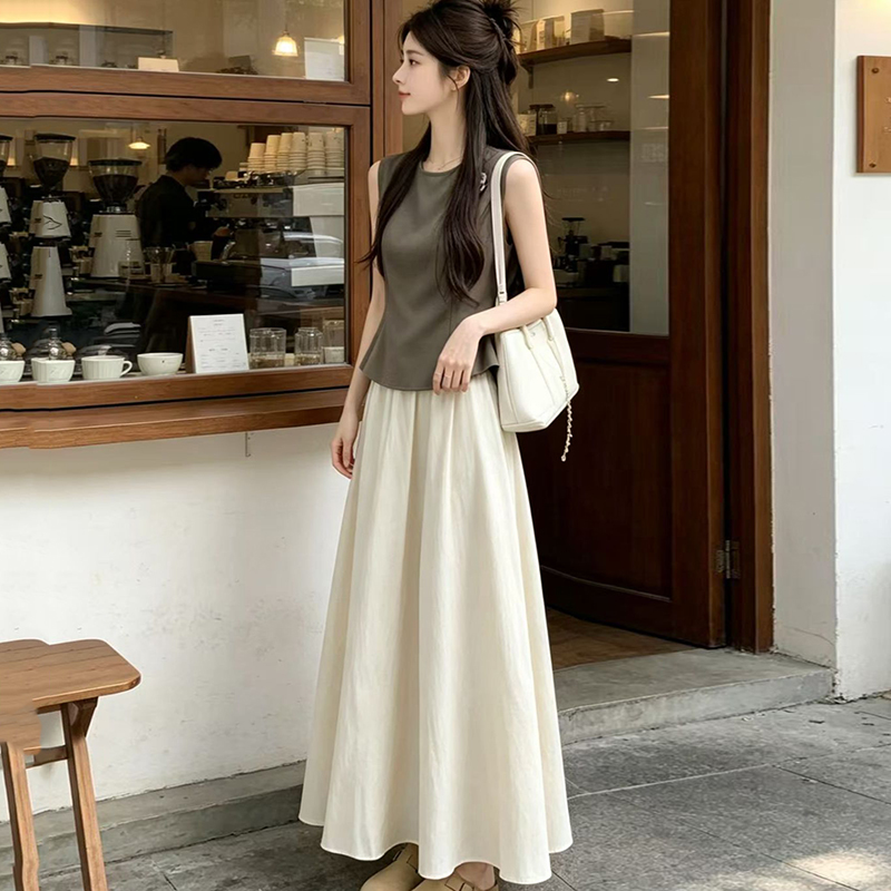 ชุดเสื้อกั๊กกระโปรงทรงเข้ารูปป - Women'S Fashion Vest Tops บทวิจารณ์และราคา