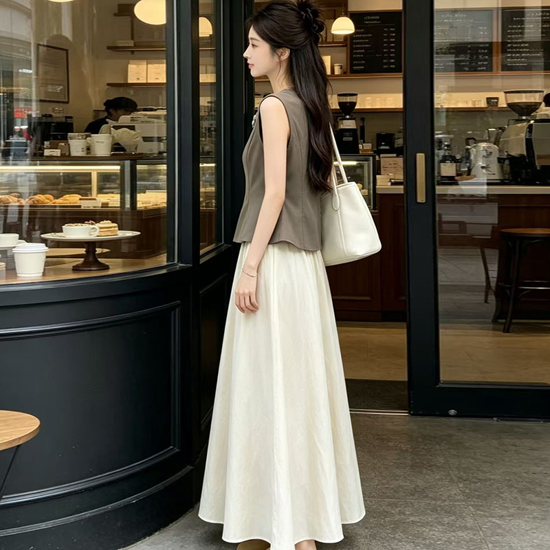 ชุดเสื้อกั๊กกระโปรงทรงเข้ารูปป - Women'S Fashion Vest Tops บทวิจารณ์และราคา