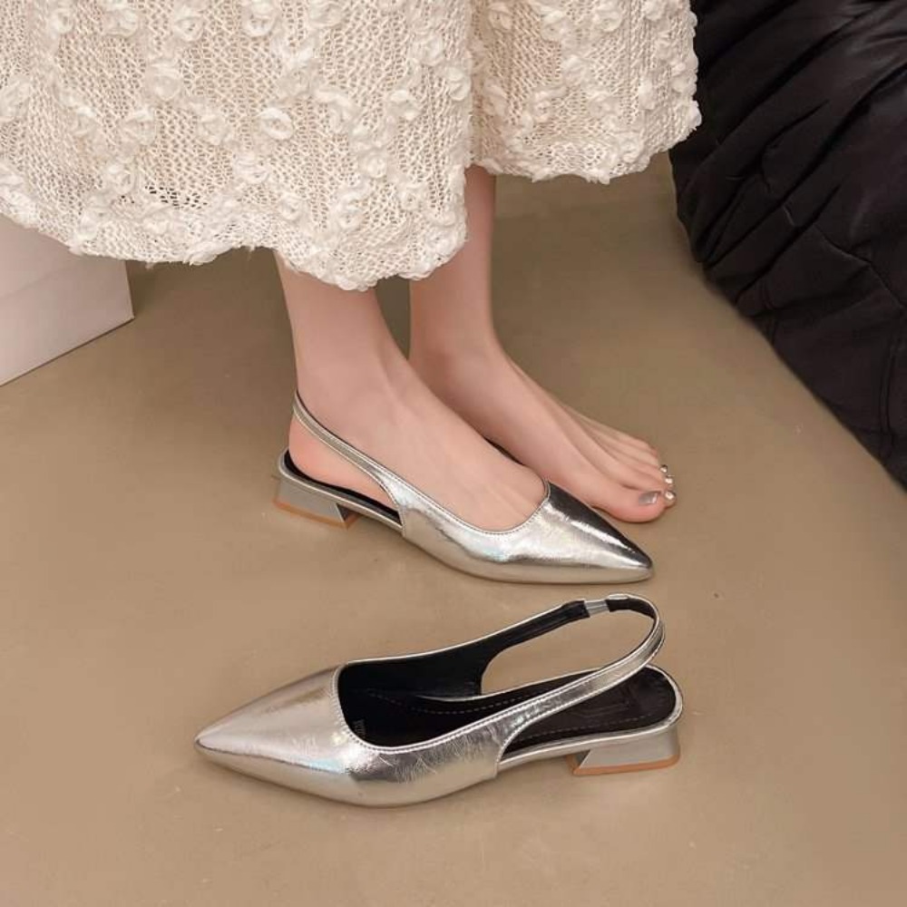 รองเท้าส้นเตี้ยหัวแหลมแฟชั่นฤด - Women'S Fashion Shoes บทวิจารณ์และราคา