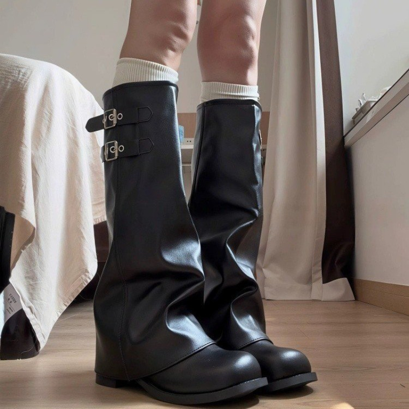 รองเท้าบูททรงสูงระดับเข่าสไตล์ - Women'S Fashion Knee High Boots บทวิจารณ์และราคา