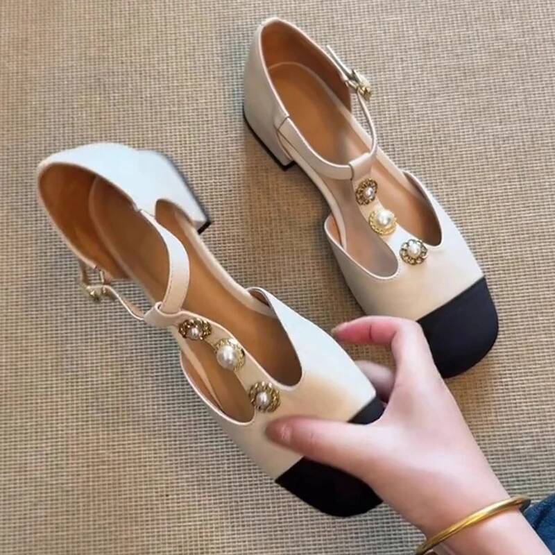 รองเท้าส้นสูงหัวเหลี่ยมสำหรับผ - Women'S Fashion Shoes บทวิจารณ์และราคา