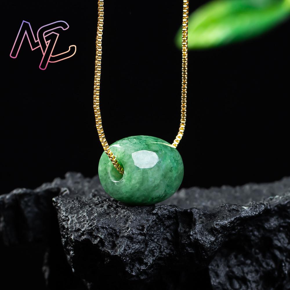 จี้หยกธรรมชาติแท้ สร้อยคอหยกพม - Women'S Fashion Jewellery บทวิจารณ์และราคา
