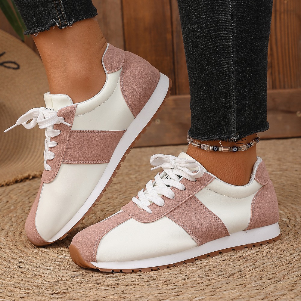 รองเท้าผ้าใบผู้หญิงแบบสีตัดต่อ - Women'S Fashion Shoes บทวิจารณ์และราคา