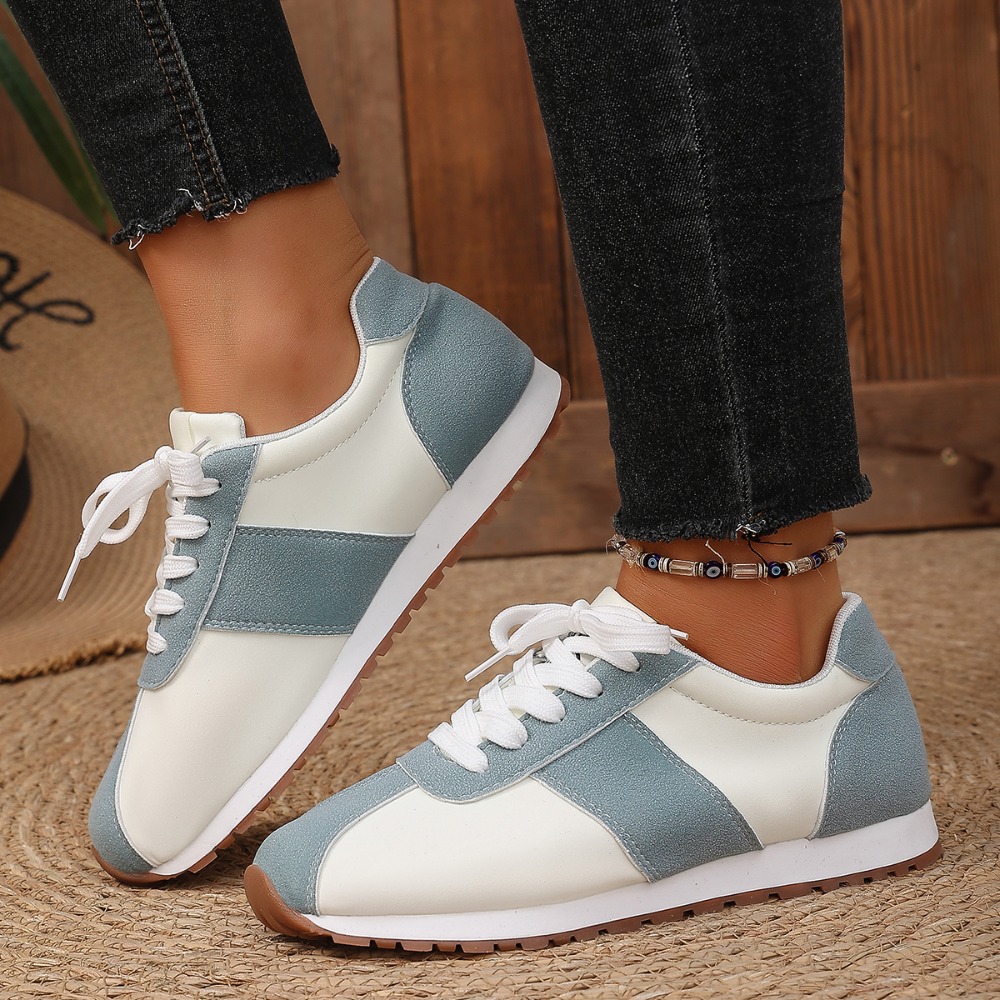 รองเท้าผ้าใบผู้หญิงแบบสีตัดต่อ - Women'S Fashion Shoes บทวิจารณ์และราคา