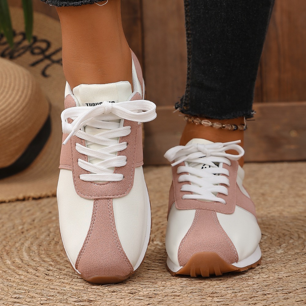รองเท้าผ้าใบผู้หญิงแบบสีตัดต่อ - Women'S Fashion Shoes บทวิจารณ์และราคา
