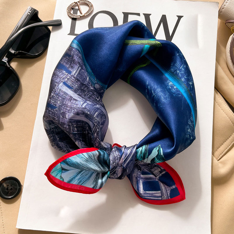 แบรนด์หรู 100% ผ้าพันคอผ้าไหมแ - Women Fashion Necktie บทวิจารณ์และราคา