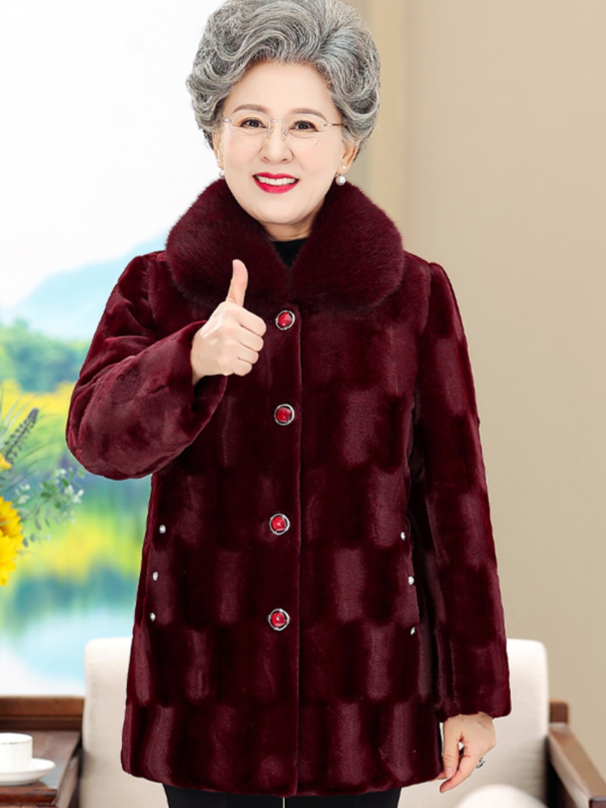 เสื้อโค้ทขนมิงค์หนาแบบยาวปานกล - Women Fashion Over The Years บทวิจารณ์และราคา