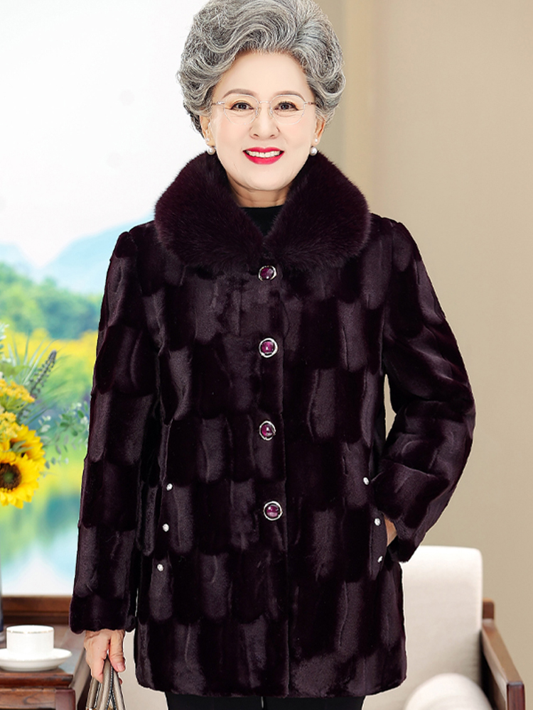 เสื้อโค้ทขนมิงค์หนาแบบยาวปานกล - Women Fashion Over The Years บทวิจารณ์และราคา