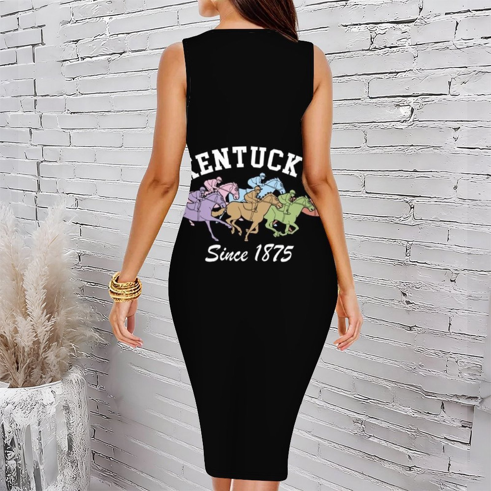 เสื้อยืดลายเดอร์บีเรโทร เคนทัก - Women'S Fashion Kentucky Derby บทวิจารณ์และราคา